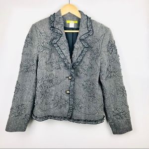 Embossed jacket